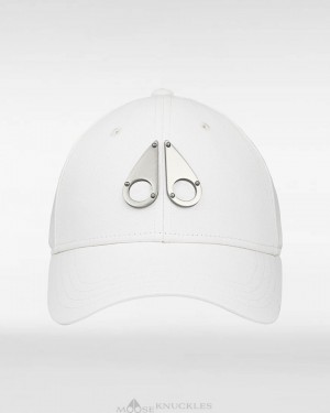 Baseball caps Moose Knuckles Fashion Logo Icon Cap Femme Plaster | DUVPC-3619