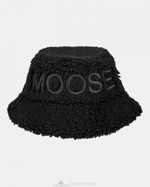 Chapeau Moose Knuckles Cobble Bucket Hat Homme Noir | DZITA-8126