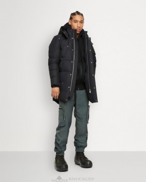 Parkas Moose Knuckles Cloud Parka Homme Noir | HMRKB-8174