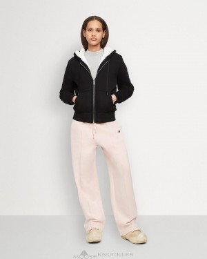 Sweats Moose Knuckles Classic Bunny Femme Noir Blanche | DYTIE-0547