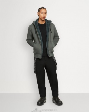 Sweats Moose Knuckles Classic Bunny Homme Noir | CVKFO-5486