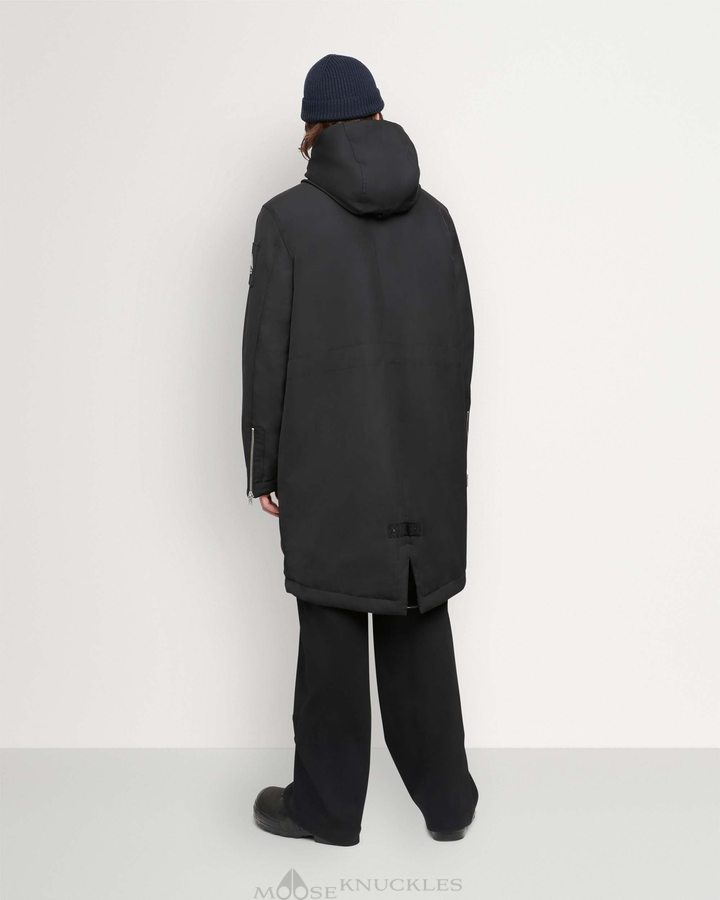 Anoraks Moose Knuckles Garson Anorak Homme Noir | MEASG-5879