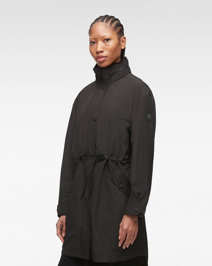 Anoraks Moose Knuckles Osgoode Anorak Femme Noir | QCLTP-1273