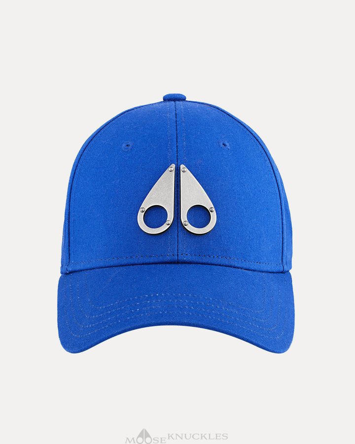 Baseball caps Moose Knuckles Fashion Logo Icon Cap Homme Cobalt | WIZLF-9204