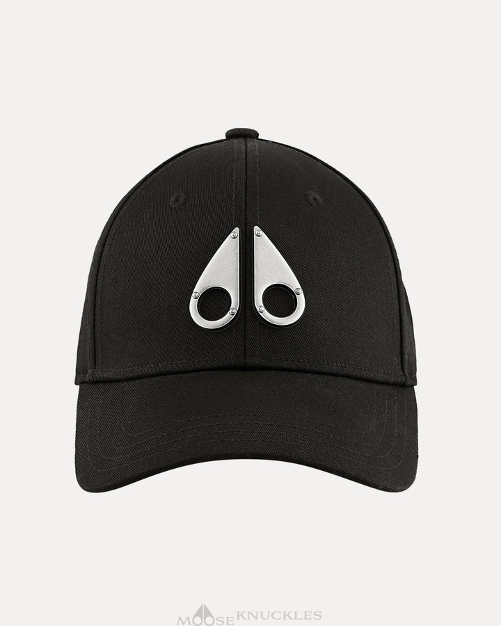 Baseball caps Moose Knuckles Logo Icon Cap Homme Noir | PBKUC-0914