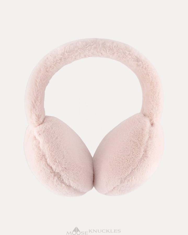 Chapeaux Moose Knuckles Bunny Ear Muff Femme Rose | SAEFQ-6481