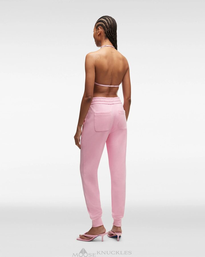 Pantalons Moose Knuckles Brooklyn Jogger Femme Rose | IVRUP-4193