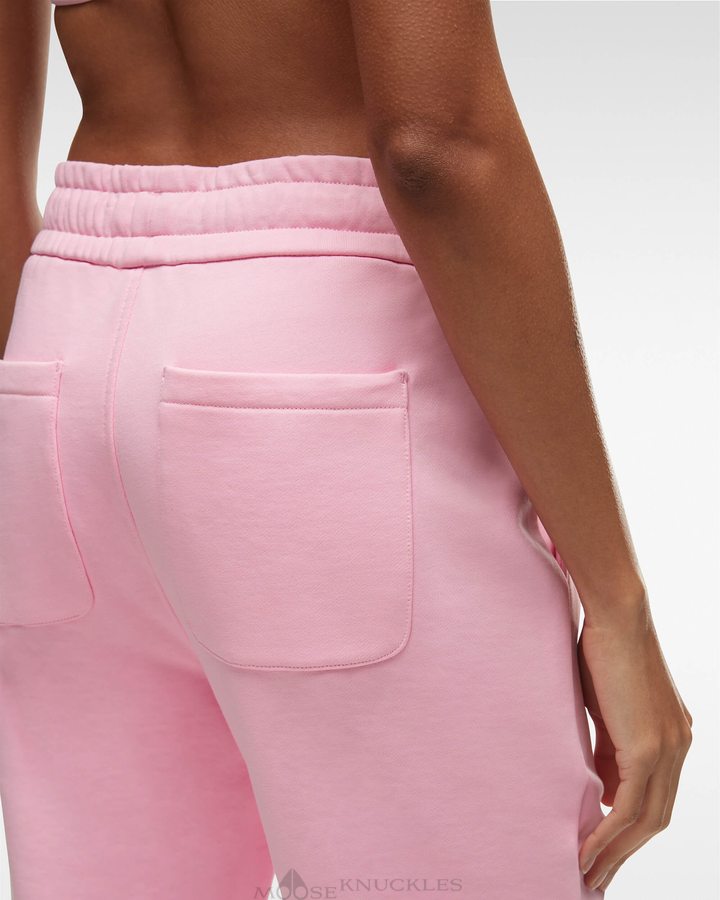 Pantalons Moose Knuckles Brooklyn Jogger Femme Rose | IVRUP-4193