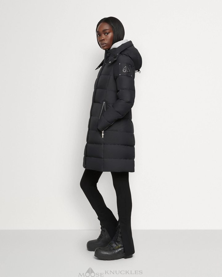 Parkas Moose Knuckles Cloud Berland Parka Femme Noir | XCWGH-2970