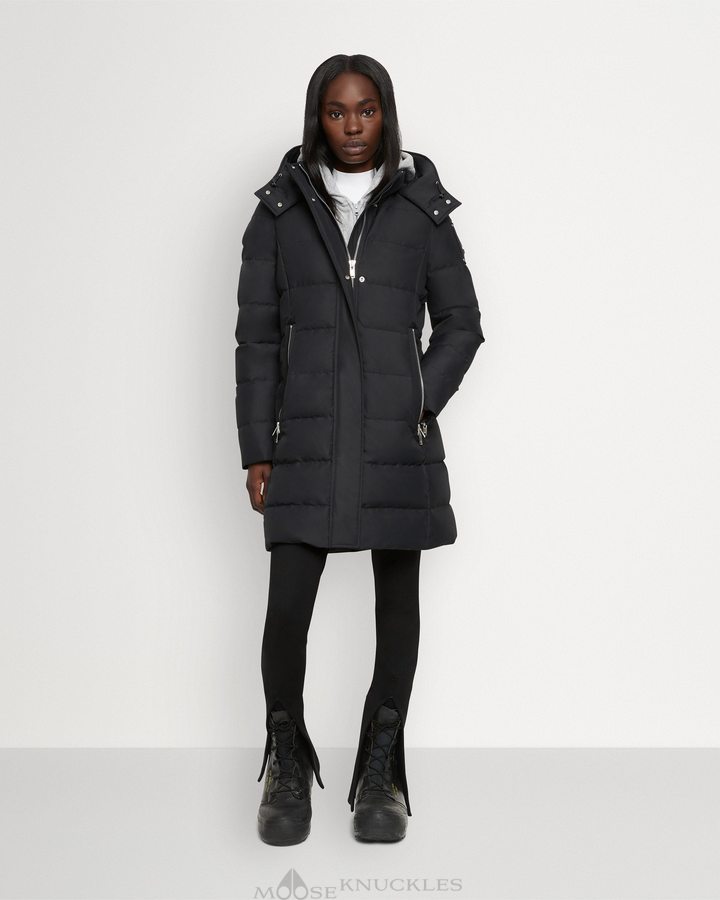 Parkas Moose Knuckles Cloud Berland Parka Femme Noir | XCWGH-2970