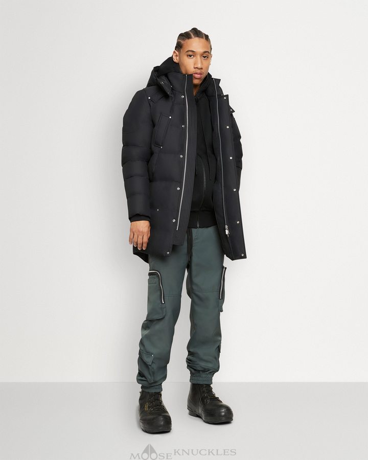 Parkas Moose Knuckles Cloud Parka Homme Noir | HMRKB-8174