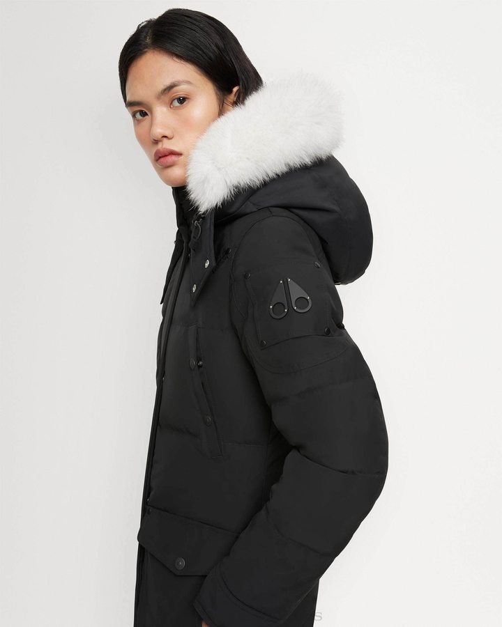 Parkas Moose Knuckles Onyx Causapscal Parka Femme Noir | WVDRU-8246