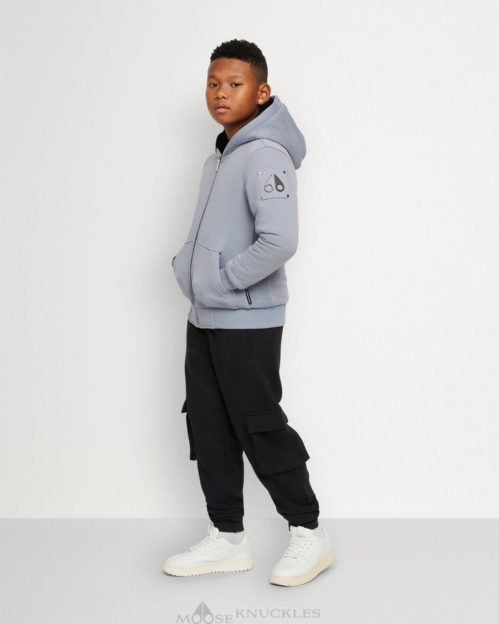 Sweat a Capuche Moose Knuckles Classic Bunny Enfant Noir | TKODR-9342