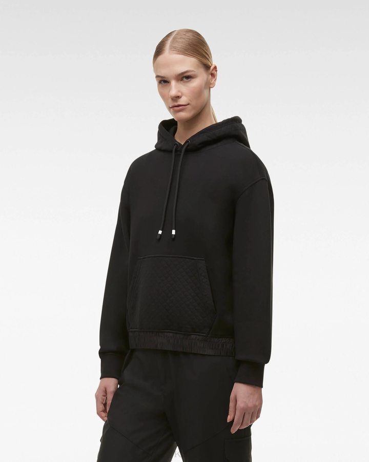 Sweats Moose Knuckles Atlantic Hoodie Femme Noir | GNJXO-2657