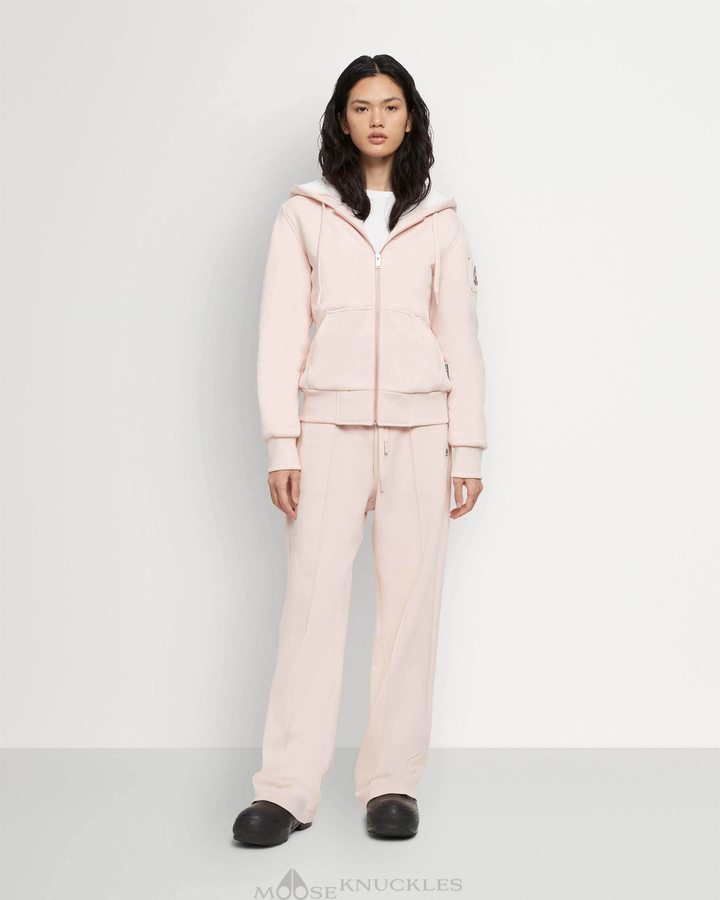 Sweats Moose Knuckles Classic Bunny Femme Rose | MNOBA-8205