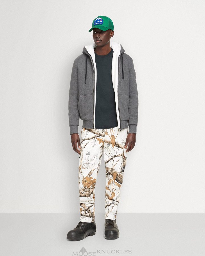 Sweats Moose Knuckles Classic Bunny Homme Blanche | FLGSO-0815