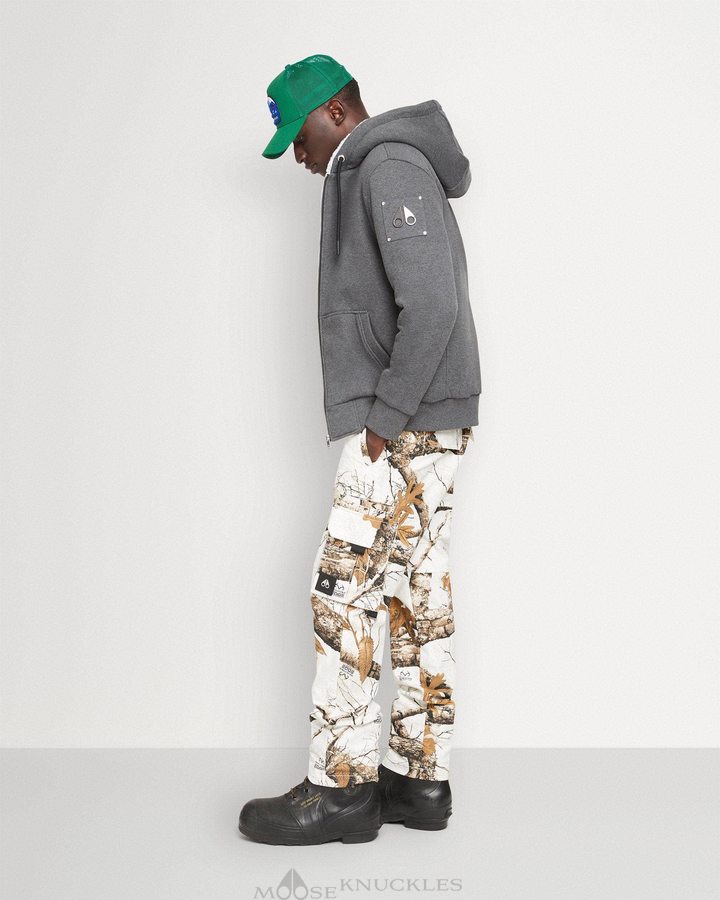 Sweats Moose Knuckles Classic Bunny Homme Blanche | FLGSO-0815