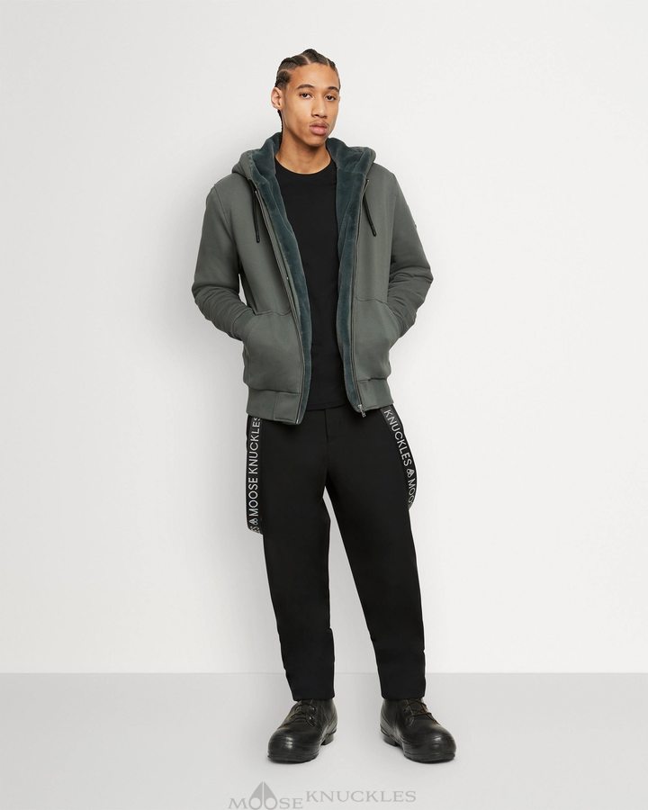 Sweats Moose Knuckles Classic Bunny Homme Noir | CVKFO-5486