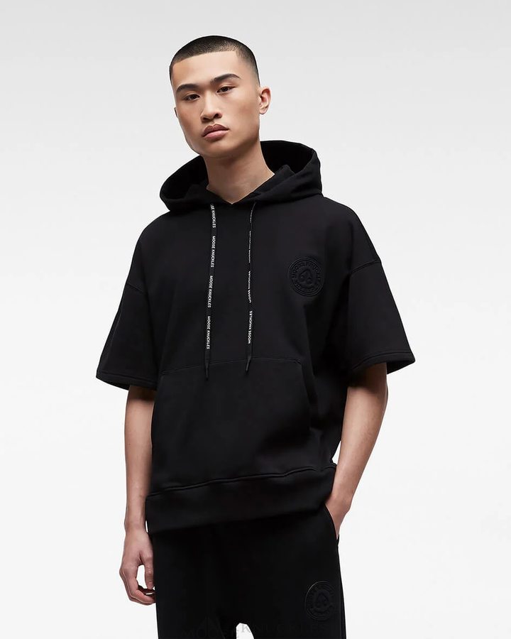 Sweats Moose Knuckles Surfer Hoodie Homme Noir | YPGJZ-5031