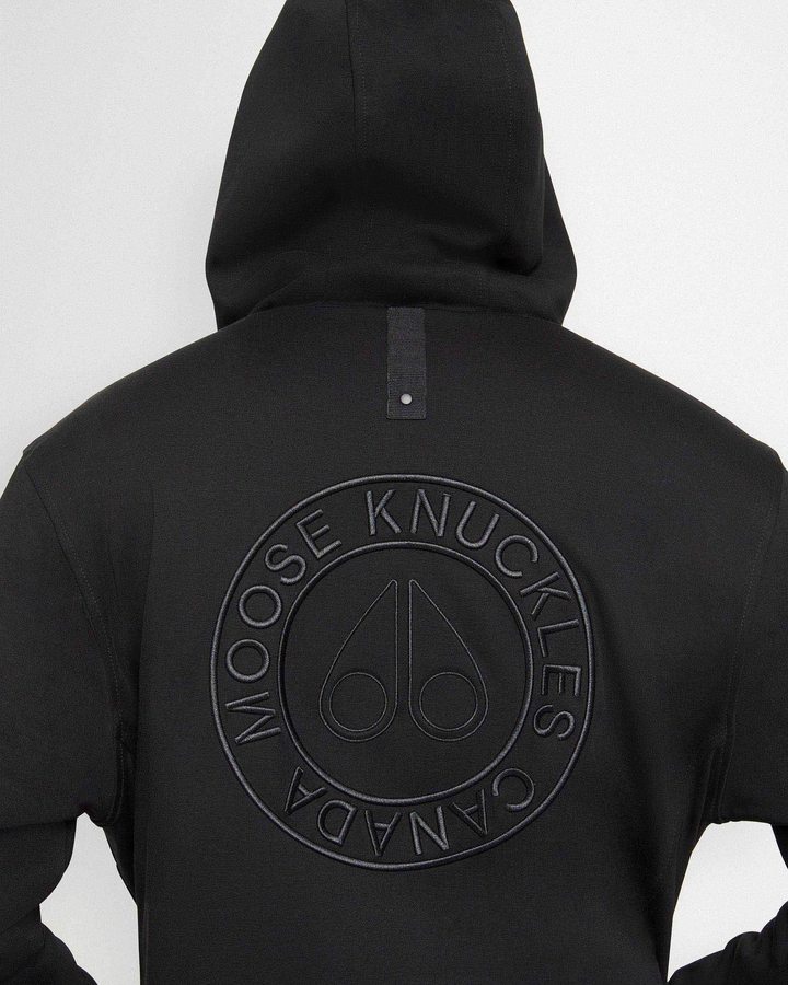 Sweats Moose Knuckles Tilden Zip Up Homme Noir Noir | KMJQX-7253