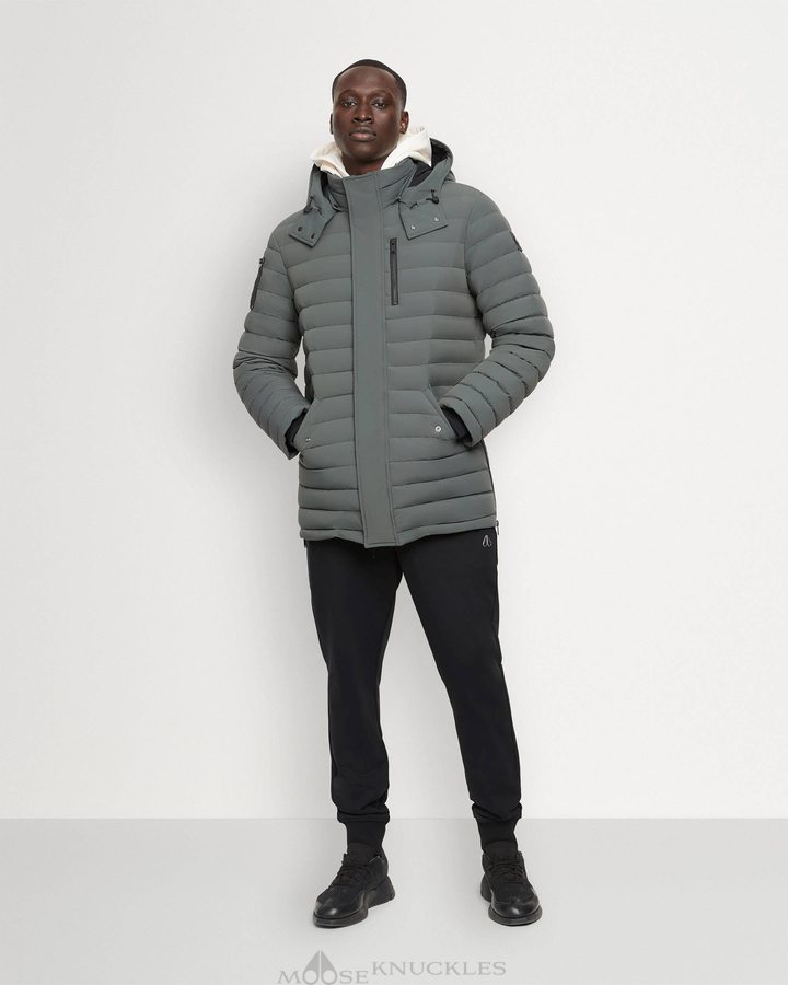 Vestes Moose Knuckles Greystone Jacket Homme Forest Hill | NPRZT-3485