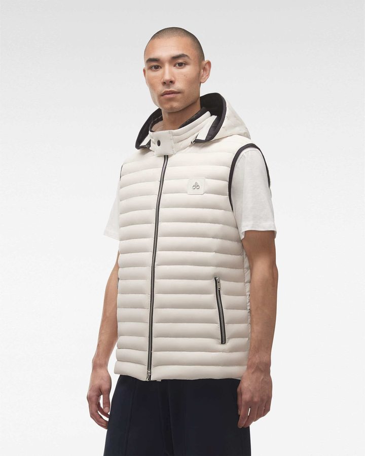 Vests Moose Knuckles Air Down Vest Homme Plaster | IERHX-4513