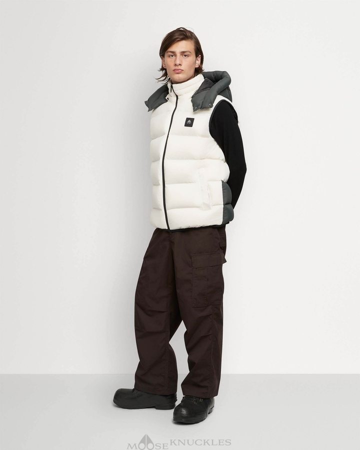 Vests Moose Knuckles Sycamore Vest Homme Plaster / Forest Hill | PSBYV-1840