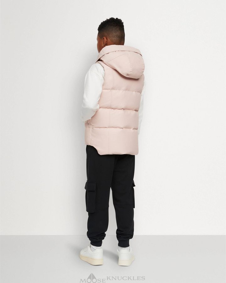 Vests Moose Knuckles Vest Enfant Rose | BNQMW-9247 